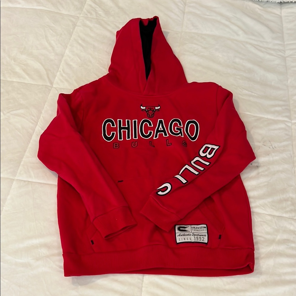 Colosseum Red Sweatshirt Chicago Bulls Hoodie